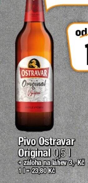 TEMPO Pivo Ostravar Original 0,5 L nabídka