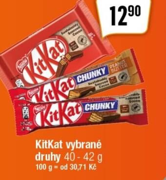 TEMPO KitKat vybrané druhy 40 - 42 g nabídka