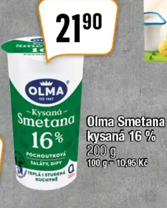 TEMPO Olma Smetana kysana 16% nabídka