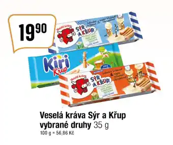 TEMPO Veselá kráva Sýr a Křup vybrané druhy 35 g nabídka
