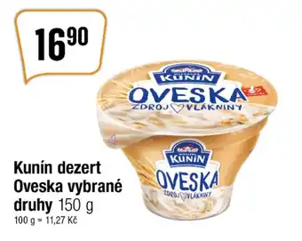 Kunín dezert Oveska vybrané druhy 150 g