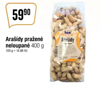 TEMPO Arašídy pražené neloupané 400 g nabídka