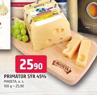 Trefa PRIMATOR SÝR 45% nabídka