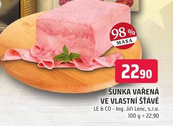 Trefa ŠUNKA VAŘENÁ VE VLASTNÍ ŠŤÁVĚ nabídka