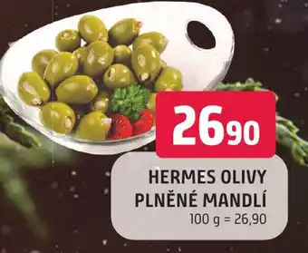 Trefa HERMES OLIVY PLNĚNÉ MANDLÍ nabídka