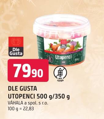 Trefa DLE GUSTA UTOPENCI 500 g/350 g nabídka