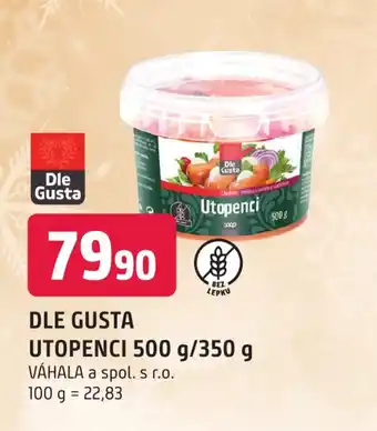 Trefa DLE GUSTA UTOPENCI 500 g/350 g nabídka