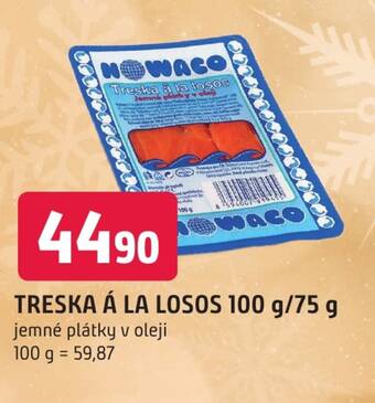 Trefa TRESKA Á LA LOSOS 100 g/75 g nabídka
