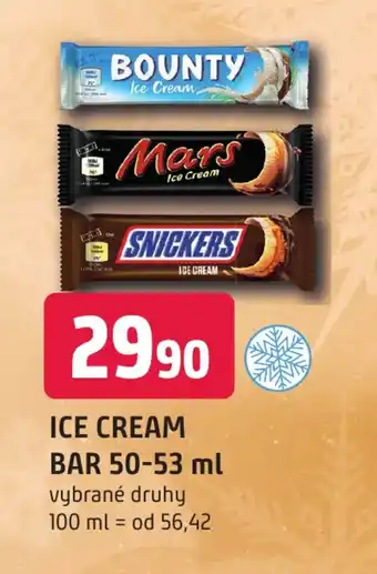 Trefa ICE CREAM BAR 50-53 ml nabídka