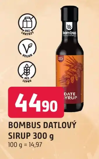 Trefa BOMBUS DATLOVÝ SIRUP 300 g nabídka