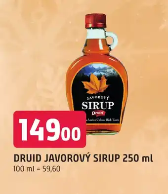 Trefa DRUID JAVOROVÝ SIRUP 250 ml nabídka