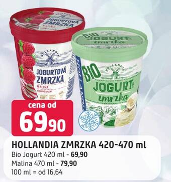 Trefa HOLLANDIA ZMRZKA 420-470 ml nabídka