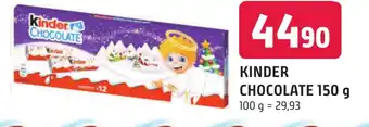 Trefa KINDER CHOCOLATE 150 g nabídka