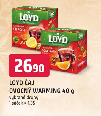 Trefa LOYD ČAJ OVOCNÝ WARMING 40 g nabídka
