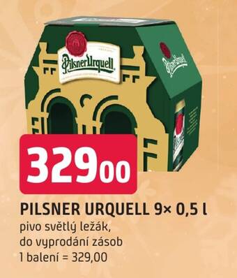 Trefa PILSNER URQUELL 9× 0,5 L nabídka