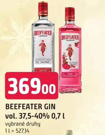 Trefa BEEFEATER GIN vol. 37.5-40% 0.7 L nabídka