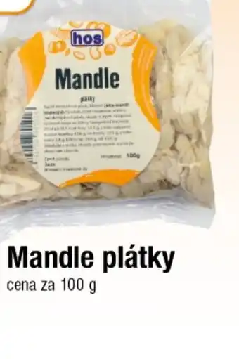 TEMPO Mandle plátky nabídka