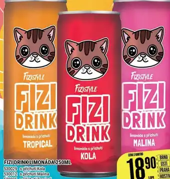 Tamda Foods FIZI DRINK LIMONÁDA 250ML nabídka