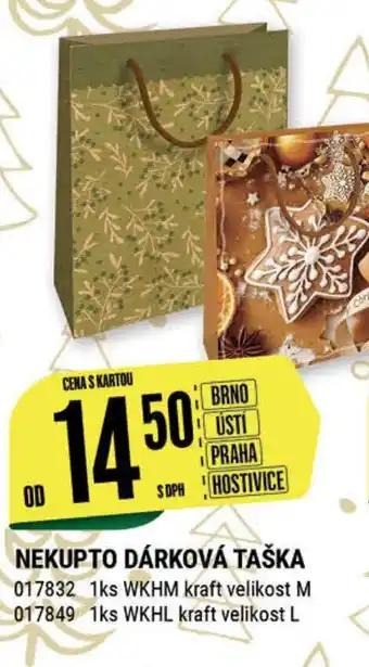 NEKUPTO DÁRKOVÁ TAŠKA