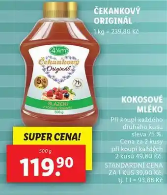 Lidl Čekankový originál nabídka