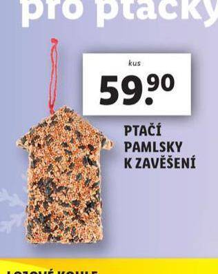 Lidl Ptačí pamlsky k zavěšení nabídka