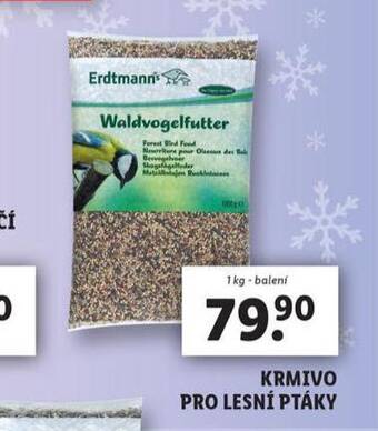 Lidl Krmivo pro lesní plátky nabídka