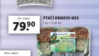 Lidl Ptačí krmivo mix nabídka