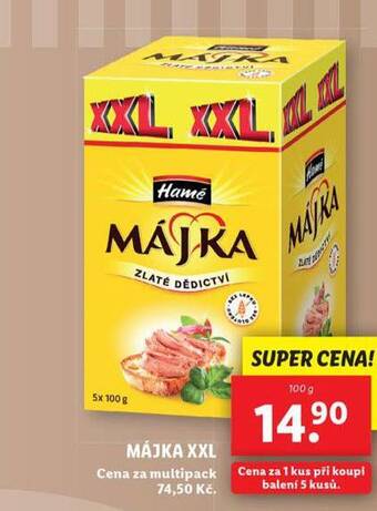 Lidl Hamé májka xxl nabídka