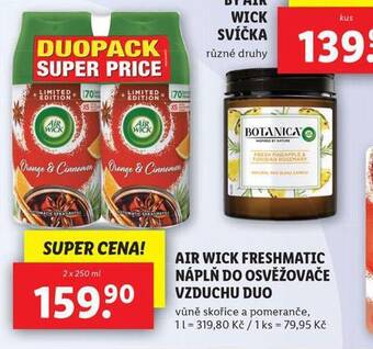 Lidl Air wick freshmatic náplň do osvěžovače vzduchu duo nabídka