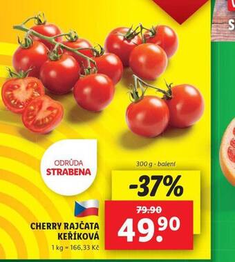 Lidl Cherry rajčata keřík nabídka