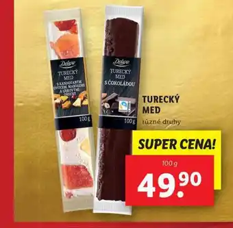 Lidl Turecký med nabídka