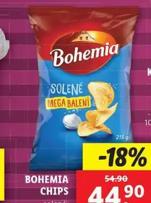Lidl Bohemia chips nabídka