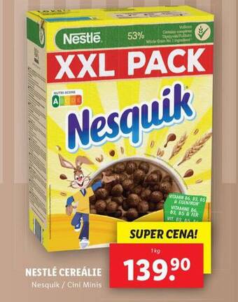 Lidl Nestlé cereálie nabídka