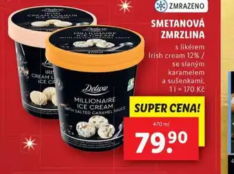 Lidl Smetanová zmrzlina nabídka