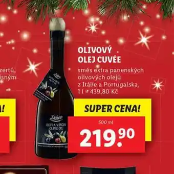 Lidl Olivový olej cuveé nabídka