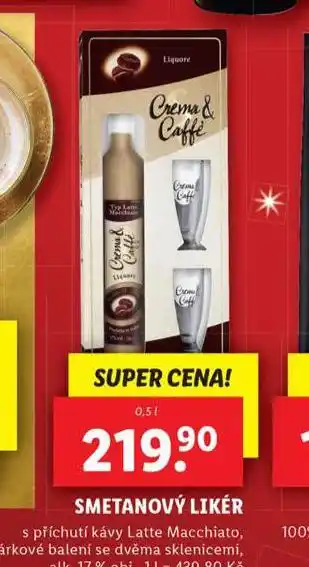 Lidl Smetanový likér nabídka