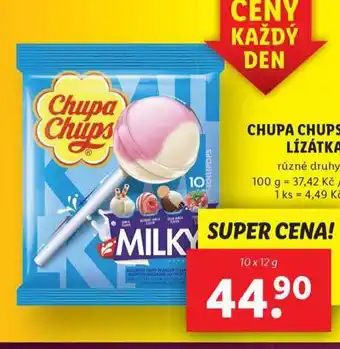 Lidl Chupa chups lízátka nabídka
