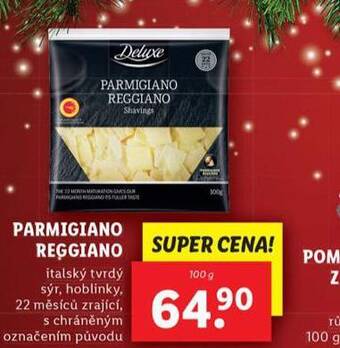 Lidl Parmigiano reggiano nabídka