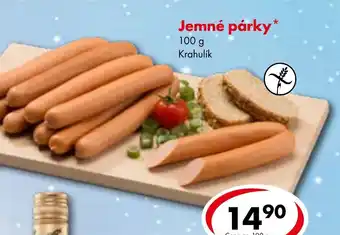 CBA Jemné párky nabídka