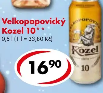 CBA Velkopopovický Kozel 10 nabídka