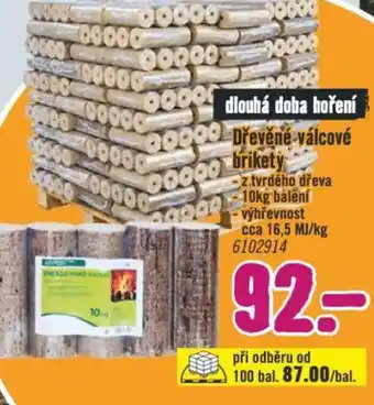 Hornbach Drevene Valcove Brikety nabídka