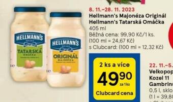Tesco Hellmann's Majonéza Originál Hellmann's Tatarská Omáčka nabídka