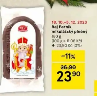 Tesco Rej Perník mikulášský plněný nabídka