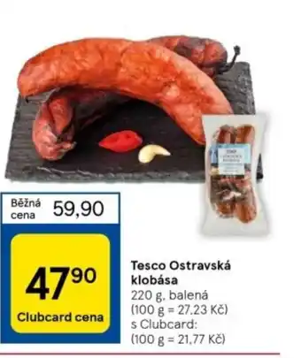 Tesco Tesco Ostravská klobása 220 g nabídka