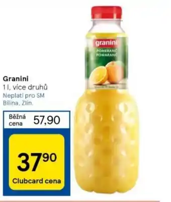 Tesco Granini 1 l. nabídka