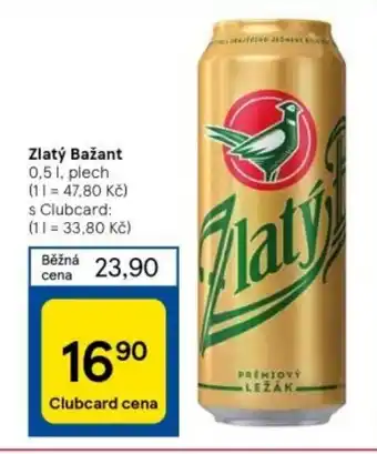Tesco Zlatý Bažant 0,5 l. nabídka