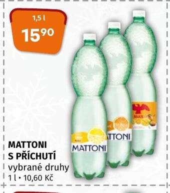 Coop MATTONI S PŘÍCHUTÍ nabídka