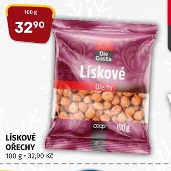 Coop LÍSKOVÉ OŘECHY nabídka