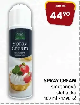 Coop SPRAY CREAM nabídka