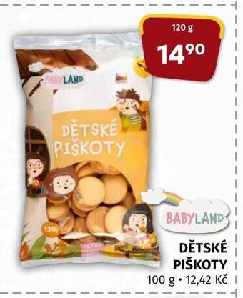 Coop DĚTSKÉ PIŠKOTY nabídka
